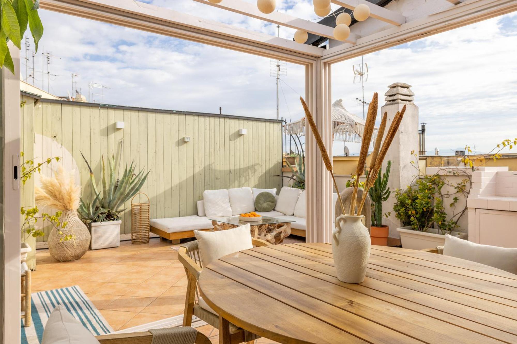 Aria Penthouse & Garden Apartment Roma Exterior foto